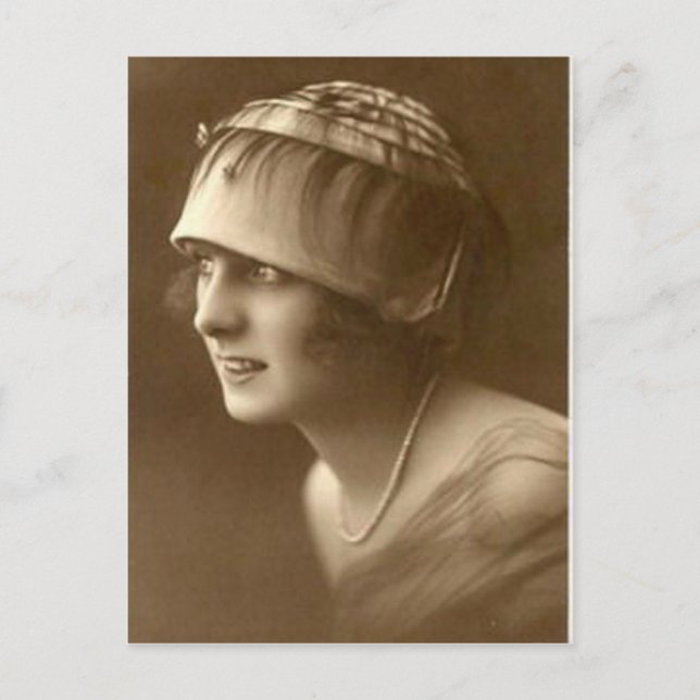 Vintage Flapper (42) Postcard (Front)