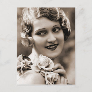 Vintage Flapper Photograph (166) Postcard