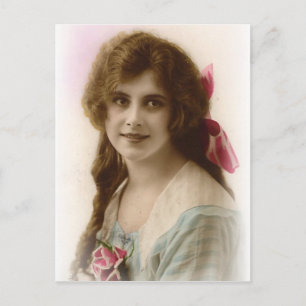vintage flappers (528) postcard