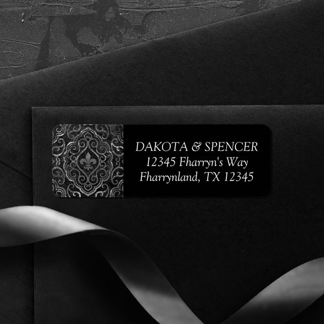 Vintage Fleur de Lis Damask | Grunge Address (Creator Uploaded)