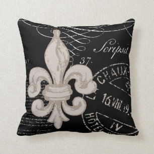 Vintage Fleur de Lis...pillow Cushion