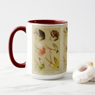"Vintage Flies Fisherman" Mug