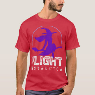 Vintage Flight instructor Witch T-Shirt