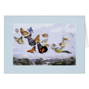 Vintage - Flight of Fairies & Butterflies,