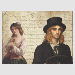 Vintage Flirt Tissue Paper