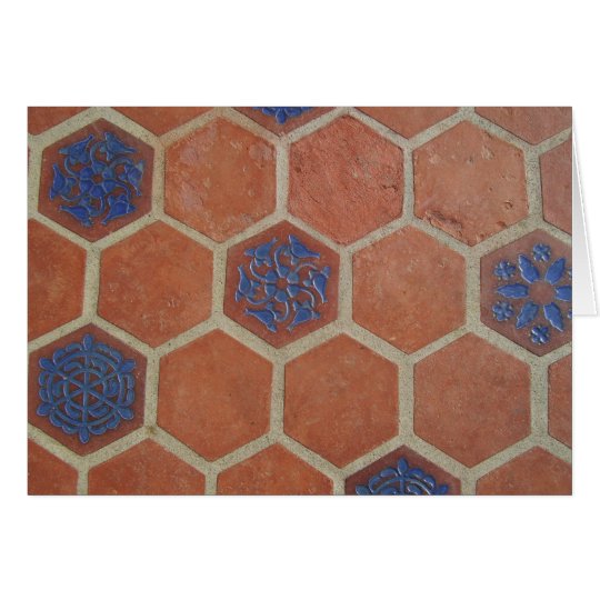 Vintage Floor Tile Card