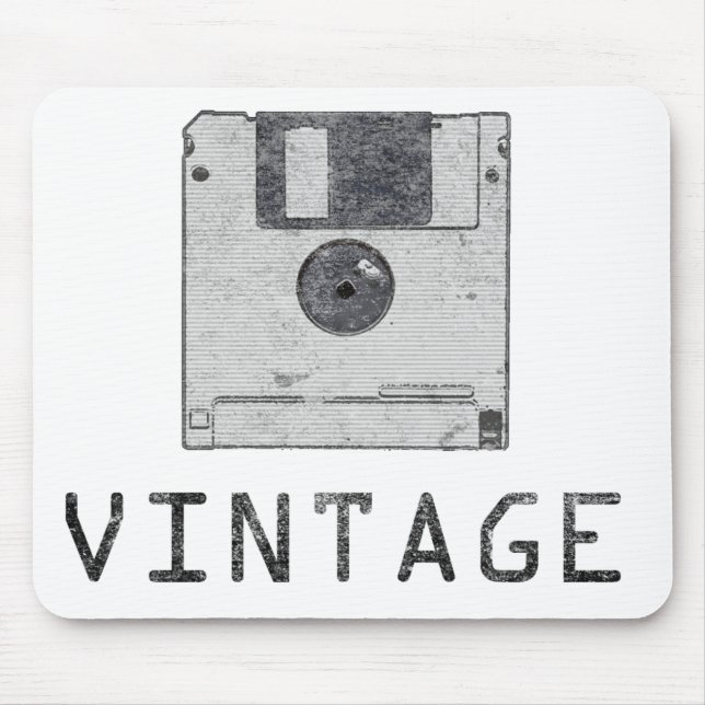 Vintage Floppy Mousepad (Front)