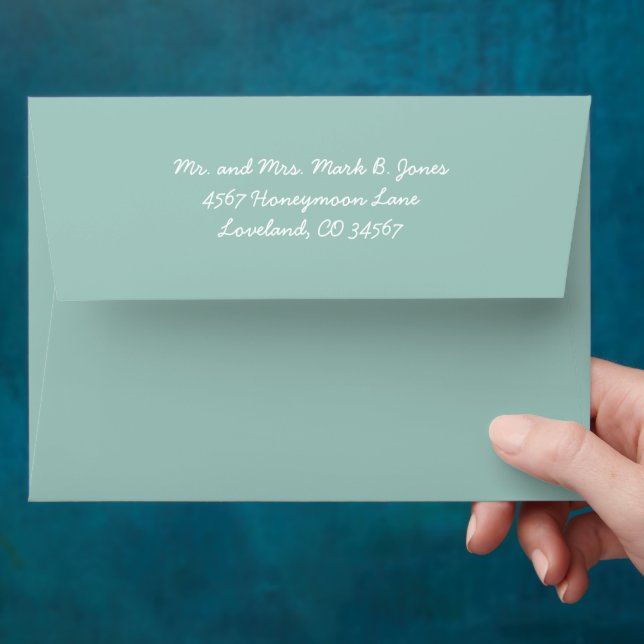 Vintage Flora and Fauna Wedding Envelopes (Hand)