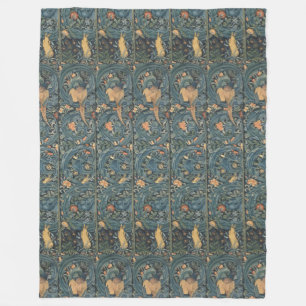 Vintage Flora Morris Edward Burne-Jones Fleece Blanket