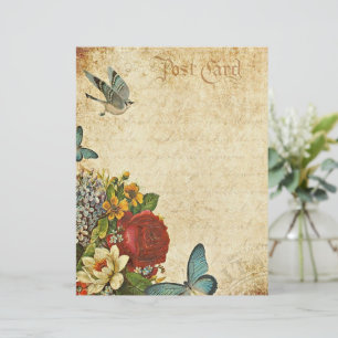 Vintage floral accent