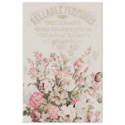 Vintage Floral and Perfume Ephemera Decoupage