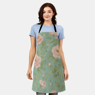 Vintage Floral Apron