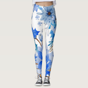 Vintage Floral Art Leggings