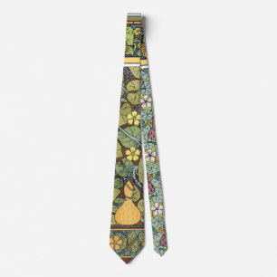 Vintage Floral Art Nouveau Vegetables, Gourds Tie
