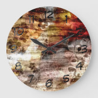 Vintage Floral Art Wood