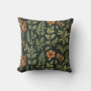 Vintage Floral Background Cushion