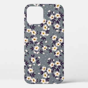 Vintage floral background. Seamless  Flowers patte iPhone 12 Case