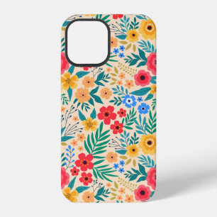 Vintage floral background. Seamless vintage patter iPhone 12 Case