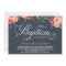 Vintage Floral | Baptism Invitation