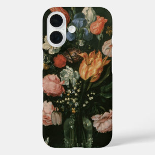 Vintage Floral Baroque, Vase of Flowers in a Niche iPhone 16 Case