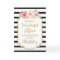 Vintage Floral Black Stripes Niece Birthday Card