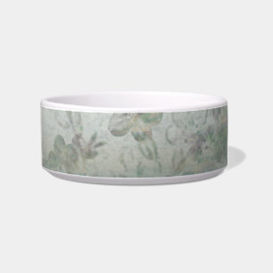 Vintage Floral Blue Bowl