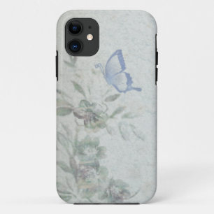 Vintage Floral Blue iPhone 11 Case