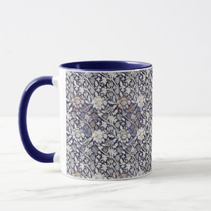 Vintage Floral Blue William Morris Wey Mug
