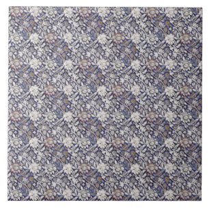 Vintage Floral Blue William Morris Wey Tile