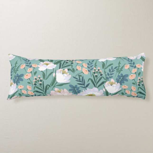 Vintage Floral Body Cushion (Front)