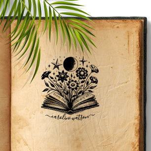Vintage Floral Book From the library of Rubber Stamp