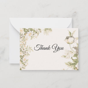 Vintage Floral Border Card
