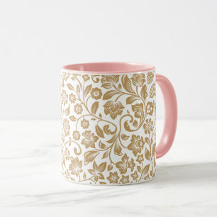 Vintage Floral Botanical Pattern Mug