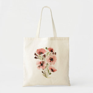 Vintage Floral Bouquet Boho Tote Bag