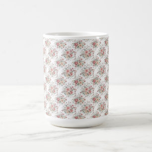 vintage floral bouquets coffee mug