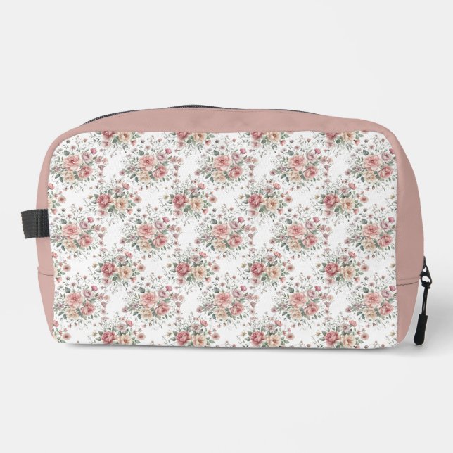 vintage floral bouquets dopp kit (Front)