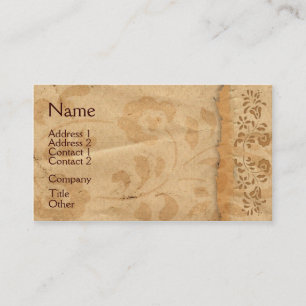 Vintage Floral Business Card