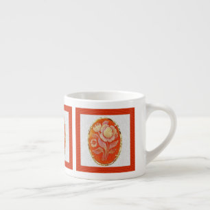 Vintage Floral Cameo Mother's Day Espresso Cup