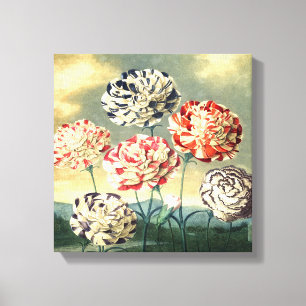 Vintage Floral Canvas Print