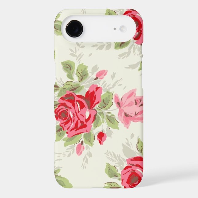VINTAGE FLORAL Case-Mate iPhone CASE (Back)