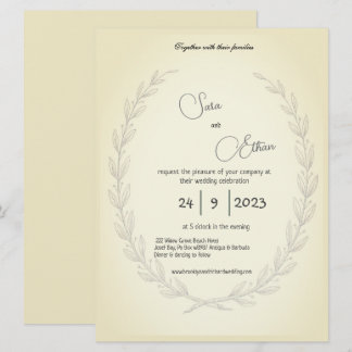 Vintage floral Crest Romantic