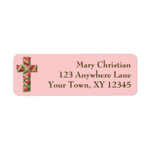 Vintage Floral Cross