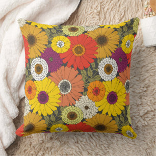 vintage floral cushion