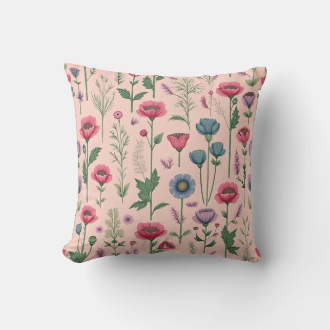 Vintage Floral Cushion (Front)