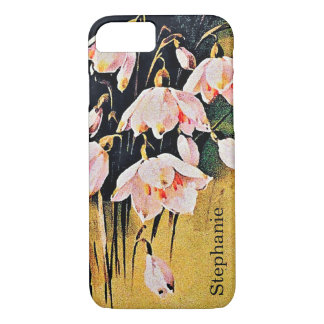 Vintage Floral Custom Name iPhone 8/7 Case