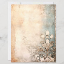 Vintage Floral Damask 