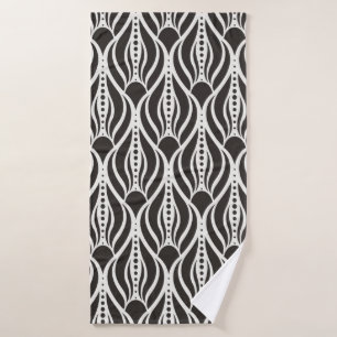 vintage floral damask seamless pattern. Elegant ab Bath Towel