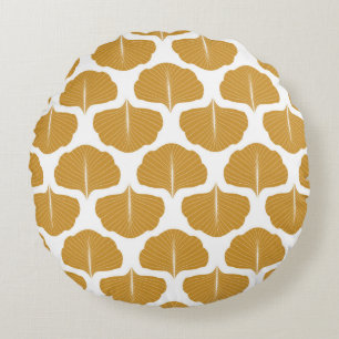 vintage floral damask seamless pattern. Elegant ab Round Cushion