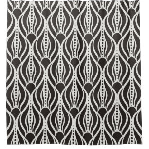 vintage floral damask seamless pattern. Elegant ab Shower Curtain
