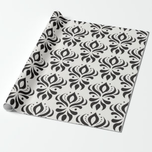 Vintage floral damask seamless pattern. Elegant ab Wrapping Paper